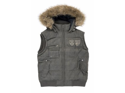 Pánská vesta Cars jeans tmavě hnědá  Nové zboží