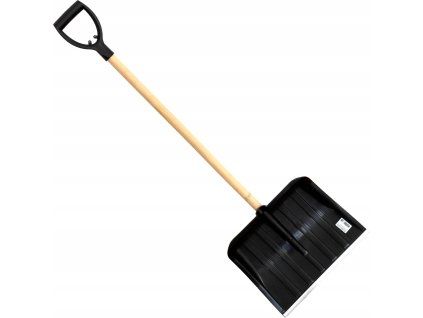 Černá lopata na sníh 121 cm