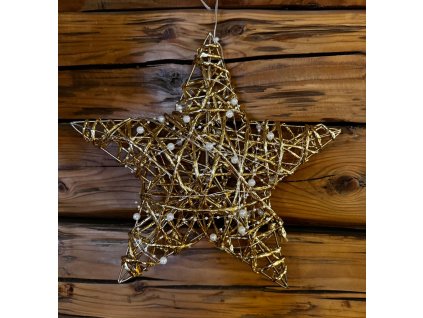 hvězda s perličkama