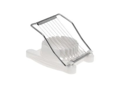 Kráječ vajec bílý 11 x 17,5 x 3 cm