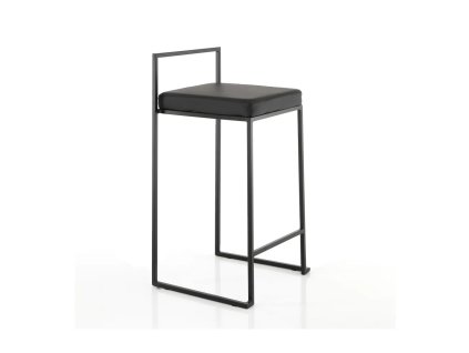 Barové židle v sadě Dodo černé 2ks