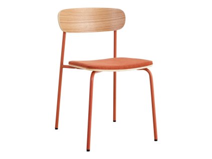 Jídelní židle v sadě Adriana červené/v přírodní barvě 2ks