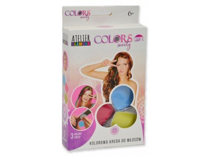 ATELIER - Barevné křídy na vlasy 