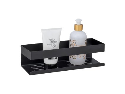 Koupelnová polička Genova matně černá