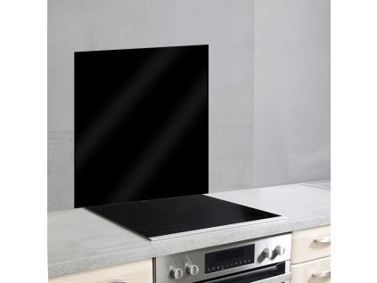 Kryt na zeď u sporáku černý