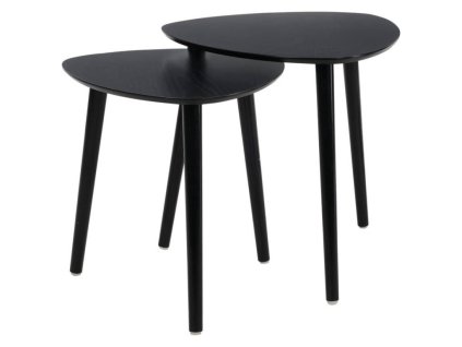 Konferenční stolek na třech nohách, 2 ks, sestavené