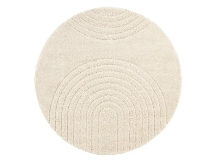 Koberec Norwalk Fergus, béžový, ø 160 cm
