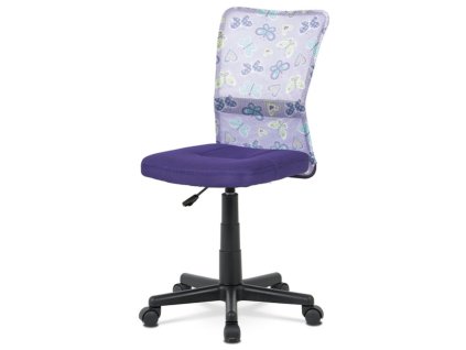 Dětská židle BAMBI - fialová s motivem - složená