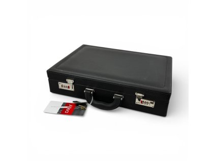 Kožený kufr Atache, Allea, černý