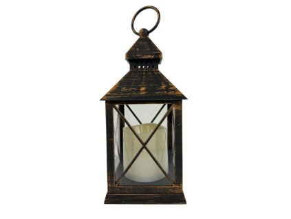 LED lucerna s patinou