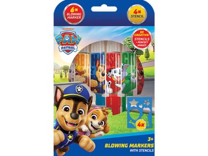 Foukací fixy Tlapková patrola