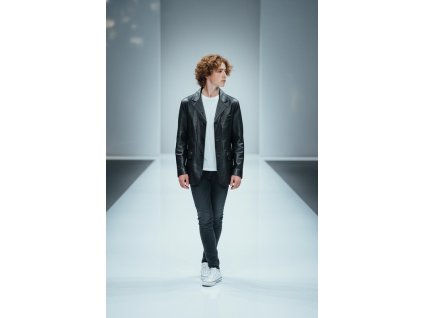 Pánský kožich z pravé kůže velikost 56