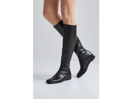 Dámské kožené kozačky