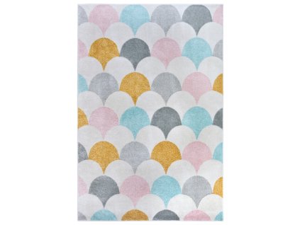 Dětský kusový koberec Adventures 105950 Cream Multicolor 160x235 cm