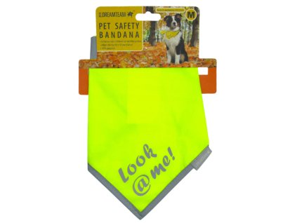 Reflexní šátek pro psy M 44-53 cm