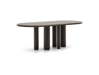 Jídelní stůl Mailen tmavě hnědý