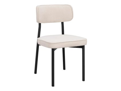 Jídelní židle v sadě Paisley krémové 2ks