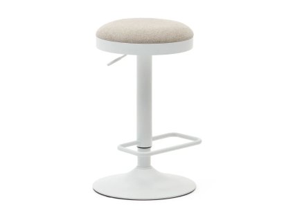 Barové stoličky v sadě Zaib bílé 2ks