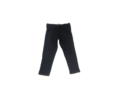 Dámské 3/4 legíny s krajkou Bershka černé