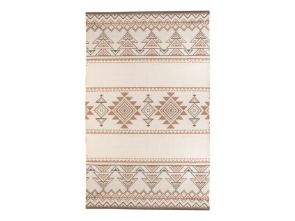 Vnitřní a venkovní koberec Afra 120 x 180 cm hnědý/béžový