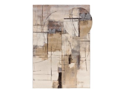 Koberec Beruti 200 x 290 cm šedý/béžový