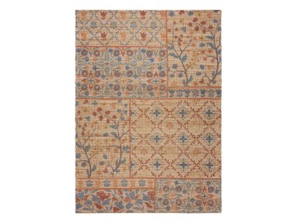 Koberec Taylor Patchwork 120 x 170 cm v přírodní barvě