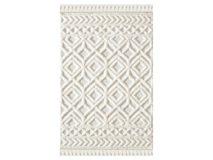 Koberec Shaggy 60 x 110 cm béžový