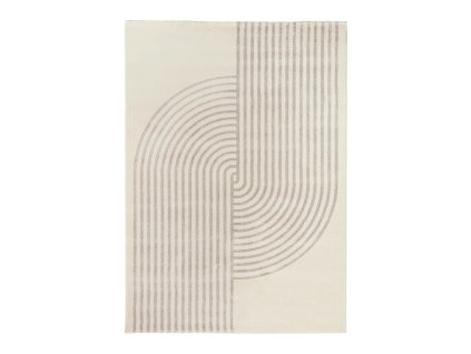 Koberec Zen 120 x 180 cm šedý/krémový