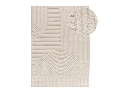 Koberec Verona 120 x 170 cm krémový