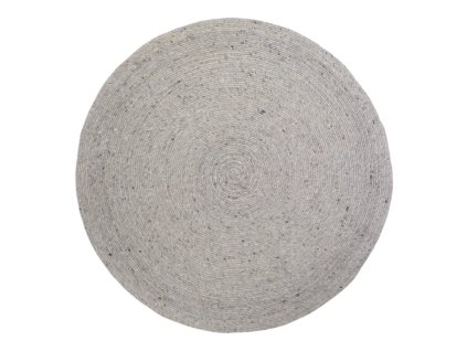 Koberec Neethu Grey S ø 110 cm šedý