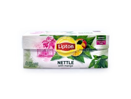 Lipton čaj Kopřiva s mangem, balení 20 sáčků