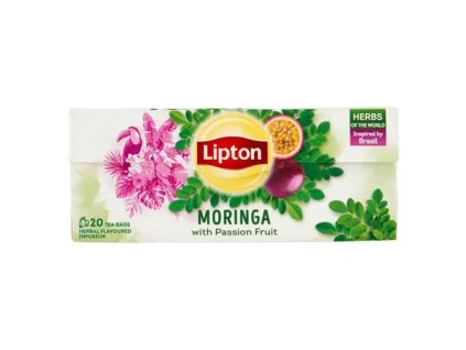 Lipton čaj Moringa s maracujou, balení 20 sáčků