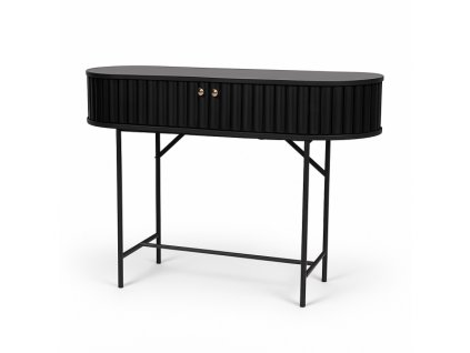 Konzolový stolek Milton & Oldbrook 100 cm, černý, Samara