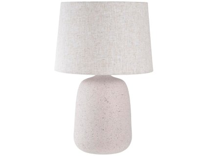 Béžová keramická stolní lampa Croft
