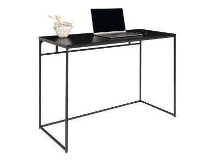 House Nordic Psací stůl, černý s černým rámem Avery 100x45x75 cm