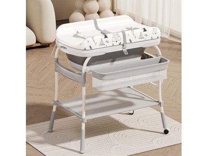 Přebalovací pult a vanička Baninni 2v1 Ramona Gray