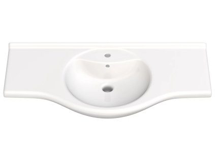 Keramické nábytkové umyvadlo  NIL 95x50 cm bílé