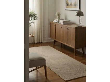 Běhoun Eleni Light Beige 80 x 300 cm béžový