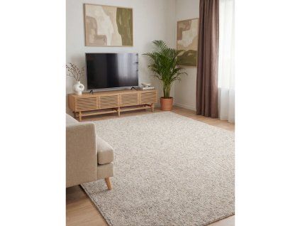 Koberec Rocco Dark Cream 80 x 150 cm šedý/krémový