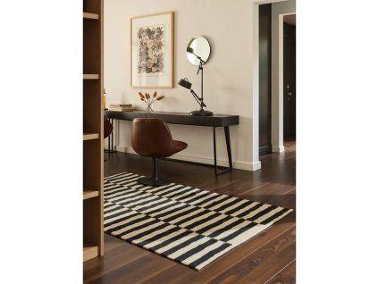 Koberec Vika 160 x 230 cm černobílý