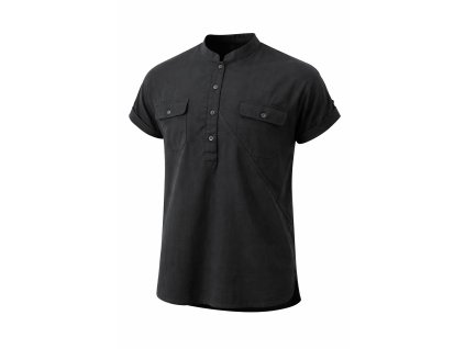 Pánská módní košile se stojáčkem Volcom, černá  Nové