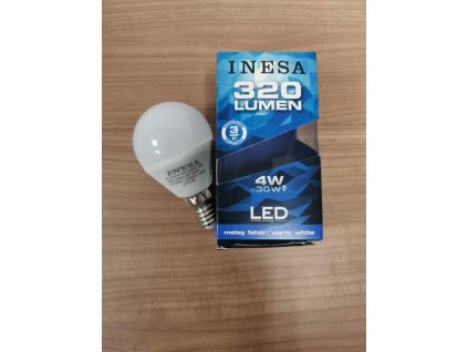INESA LED žárovka E14/4W/3000K/320lm