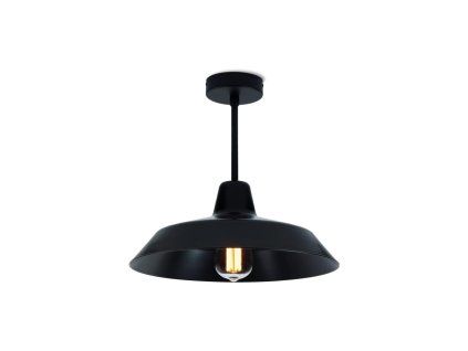 Černé stropní svítidlo Bulb Attack Cinco Basic - rozbaleno