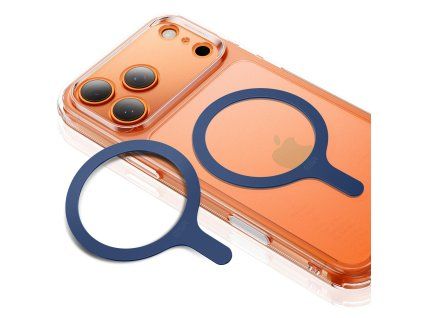 Kovový kroužek pro MagSafe – samolepka 2 ks, tmavě modrá