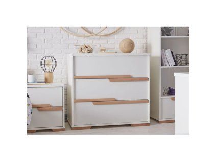 Dětská komoda Snap bílá