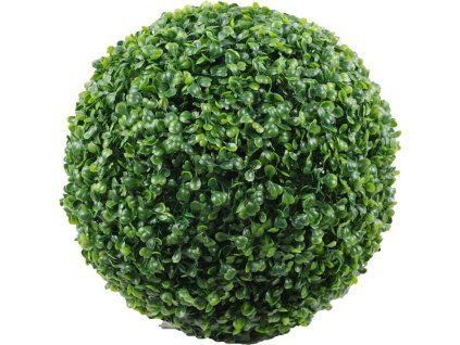 Umělý buxus - míč 25 cm - zelený
