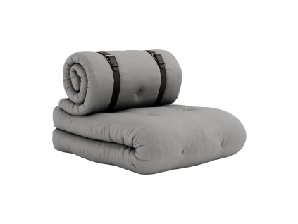 Křeslo Buckle up šedé