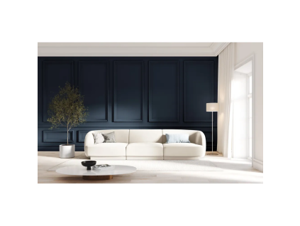 Čtyřmístná pohovka Miley bílá