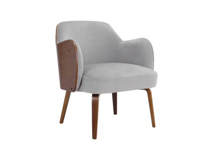 Křeslo Haruko šedé