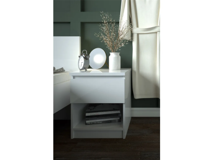 Noční stolek Naia bílý